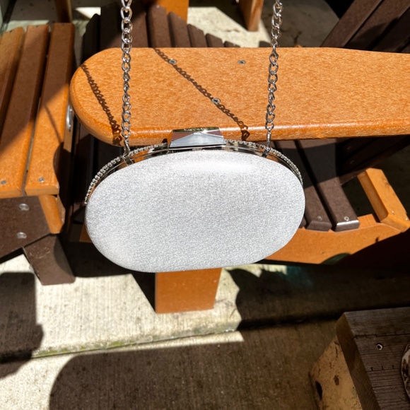 Olga Berg Bria Crystal Fringe Evening Bag - Picture 10 of 10